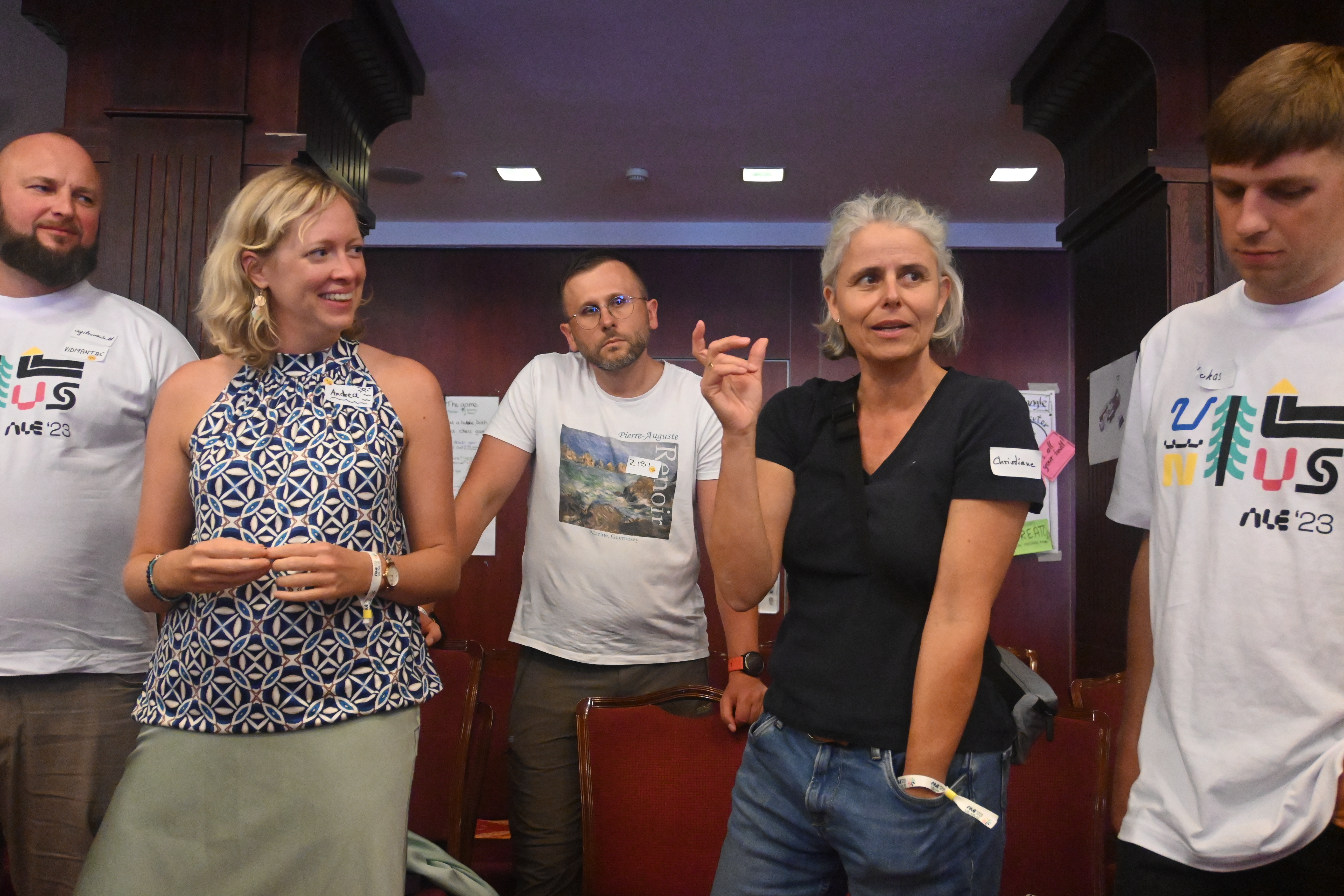 ALE participants gathered for Open Space